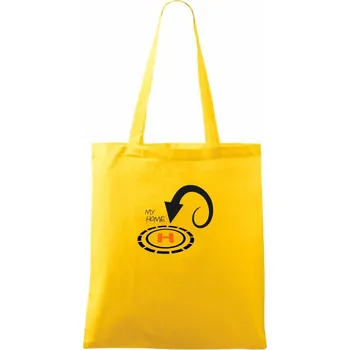 Dron my home - Taška bavlněná - 42 x 38 cm ( Žlutá )