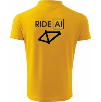 Pánská košile Ride Al - Polokošile pánská Pique Polo 203 - S ( Žlutá )