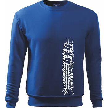 Pneu stopa 4x4 - Mikina Essential dětská - 158 cm/12 let ( Královská modrá )