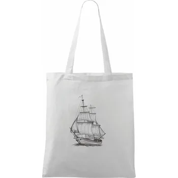 Galeona - Taška bavlněná - 42 x 38 cm ( Bílá )