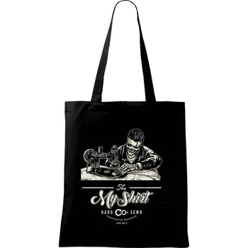 Nákupní taška MyShirt Manufacture - Taška bavlněná - 42 x 38 cm ( Černá )