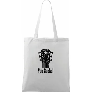 You Rocks - Taška bavlněná - 42 x 38 cm ( Bílá )