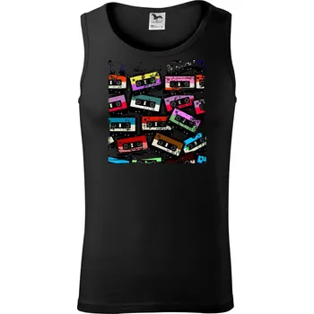 Pánské termoprádlo Old school MC kazeta - Tílko pánské Core - S ( Černá )