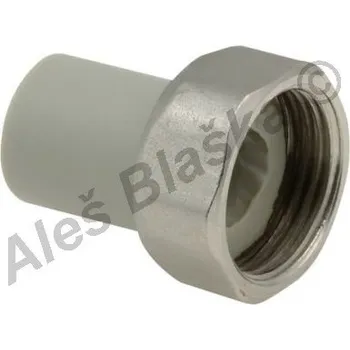 Vodovodní potrubí PPR plastové hrdlo s převlečnou matkou - 20x3/4" PPR6247