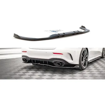 Karosérie Spoiler zadního nárazníku V.2 Mercedes A 35 AMG Sedan V177 s křidélky, textura ABS