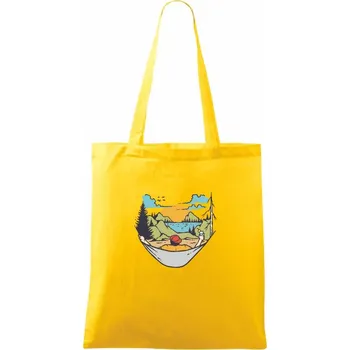 Nákupní taška Relax v síti - Taška bavlněná - 42 x 38 cm ( Žlutá )