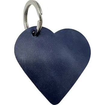Peněženka Kožený přívěsek na klíče srdíčko větší Barva: modré vintage