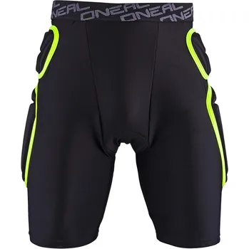 Motocyklový chránič kolene a holeně Trail Short limetková černá S
