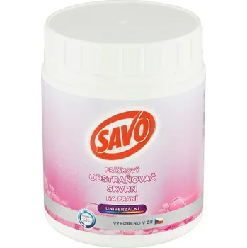 Odstraňovač skvrn SAVO Odstraňovač skvrn na prádlo univerzální 450 g