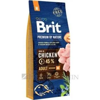 Krmivo pro psa Brit Premium Dog by Nature Adult M 3 x 15kg + DOPRAVA ZDARMA!!! (+ SLEVA PO REGISTRACI / PŘIHLÁŠENÍ!)