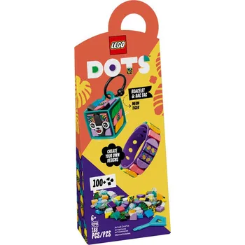Recenze LEGO Dots 41945 Neonový tygr náramek a ozdoba na tašku Stavebnice LEGO Recenze LEGO Dots 41945 Neonový tygr náramek a ozdoba na tašku