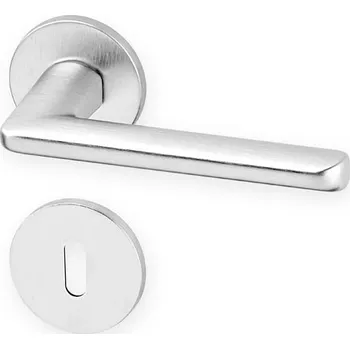 AC-T Dveřní kování BARRA EXCLUSIVE R broušený chrom KK Provedení: WC, Povrchová úprava: broušený chrom