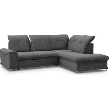 Sedací souprava Rohová sedací souprava HAVANA, tmavě šedá