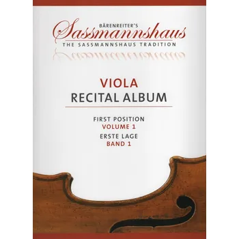 Viola Recital Album 1 / jednoduché přednesové skladby pro violu a klavír nebo dvě violy