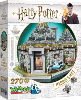 3D puzzle Wrebbit Harry Potter Hagridův dům 270 dílků