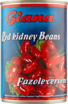Nakládaná potravina Giana Fazole červené ve sladkoslaném nálevu 400 g