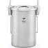 Kempingové nádobí Keith Titanium Titanový multifunkční hrnec Cooker 900 ml stříbrný
