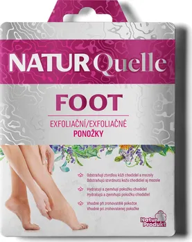 Kosmetika na nohy Naturprodukt Naturquelle Foot exfoliační ponožky 1 pár