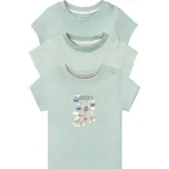 lupilu® Dětské triko BIO, 3 kusy (62/68, zelená)