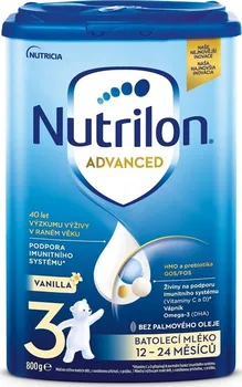 kojenecká výživa Nutricia Nutrilon 3 Pronutra vanilka