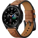 TECH-PROTECT LEATHER SAMSUNG GALAXY WATCH 4 / 5 / 5 PRO / 6 / 7 / FE BROWN