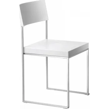 Jídelní židle La Palma Židle Cuba P56 - čalouněná Podnož: chrom saténový - mat chromed, Sedák: kůže - Leather