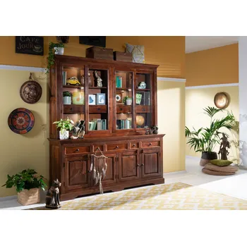 Komoda CAMBRIDGE Příborník 220x204 cm, akácie