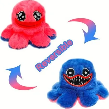 plyšák Čína Oboustranná plyšová chobotnice měnící obličej Huggy Wuggy Varianta: dlouhý plyš