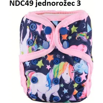 Plenkové kalhoty Svrchní plenkové nepromokavé kalhotky na patentky Motiv: NDC49 jednorožec 3