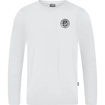 Pánské oblečení JAKO Mikina Doubletex s logem FCHK vel. XL, bílá