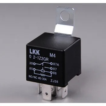 Relé Přepínací relé 12V 30A s držákem (LKK M4 012-1Z2G)