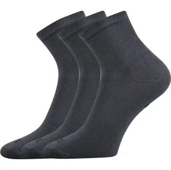 Pánské ponožky Sportovní Ponožky 3 kusy v balení VoXX Regular Tmavě Šedá Velikost: 35-38