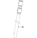Teleskopická trubice 432200424621 vysavače Philips => 432200424625