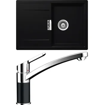 Granitový dřez Set Schock S6-3 (dřez Mono D-100S Puro + baterie SC-90 Puro)