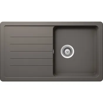 Granitový dřez Kuchyňský dřez Schock Toledo D-100 Silverstone, horní montáž TOLD100ASIL