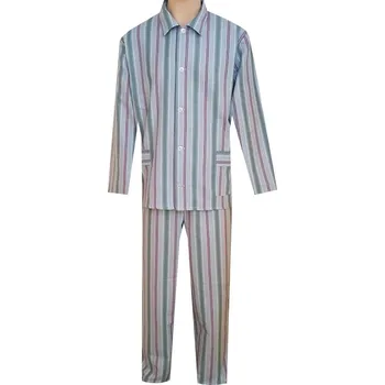 Pánské pyžamo Pánské Pyžamo Plátěné FOLTÝN PP29 Velikost: 5XL, Materiál: Plátno