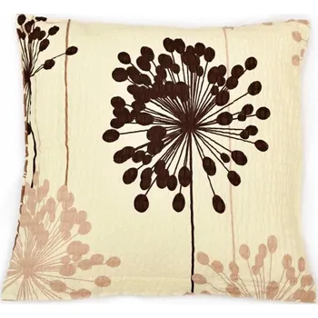 Povláček bavlněný satén 40x40cm béžová louka