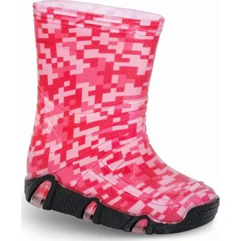 Chlapecká obuv Dětské barevné holínky BIGHORN Bigi 1630 E Tetris Velikost 31-32