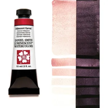 Výtvárné potřeby Akvarelová barva Daniel Smith Luminescent, 15ml - růžová Barva: 28 - Iridescent Garnet