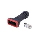 CONNFLY D-Sub PIN: 9 zásuvka na kabel pájení Povrch: gold flash