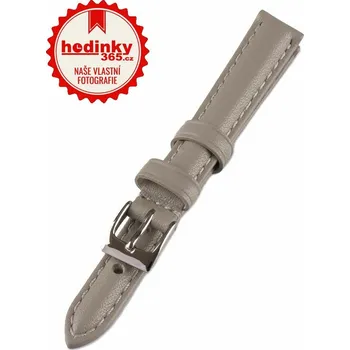 Řemínek na hodinky Kožený řemínek Mavex HYP-07-G, šedý