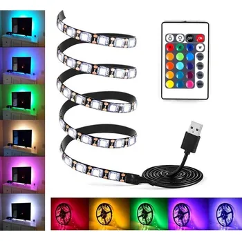 LED páska LED RGB pásek – Osvětlení za televizi – 3 metry