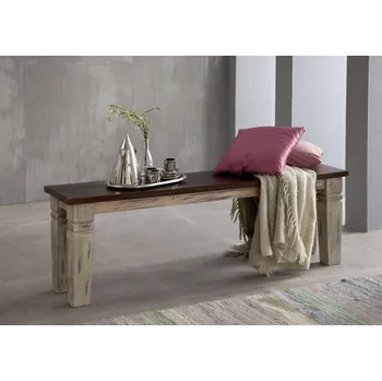 ANTIK Lavice 160x35 cm, mango a akácie