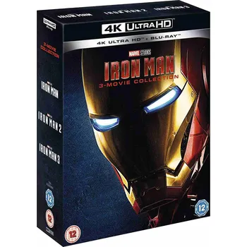 Sběratelská edice filmů Blu-ray Iron Man 1-3 Kolekce 4K UHD Blu-ray (2008, 2010, 2013) 6 disků