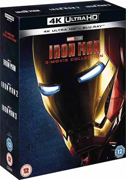 Sběratelská edice filmů Blu-ray Iron Man 1-3 Kolekce 4K UHD Blu-ray (2008, 2010, 2013) 6 disků