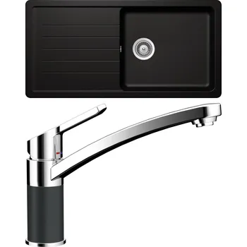 Granitový dřez Set Schock S3-3 (dřez Toledo D-100L Magma + baterie SC-90 Magma)