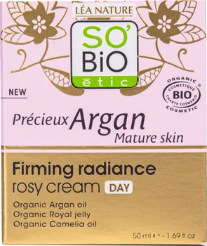 Pleťový krém SO'BiO étic Precieux argan Gold rozjasňující denní krém 50 ml