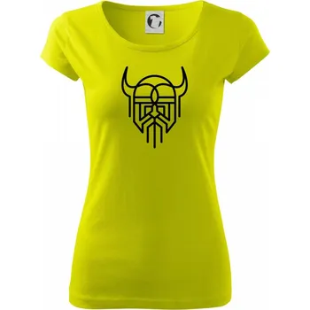 Dámské tričko Viking logo - Dámské triko Pure - XS ( Limetková )