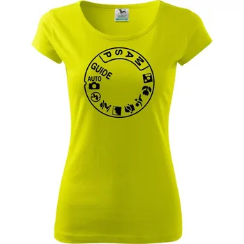 Dámské tričko Foto režimy - Dámské triko Pure - M ( Limetková )