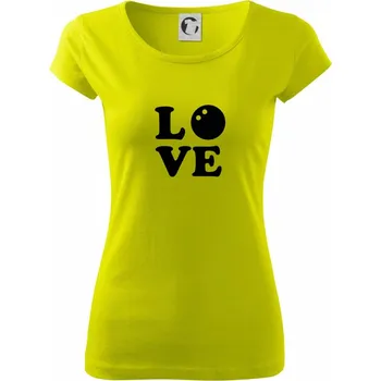Dámské tričko Squash love - Dámské triko Pure - XS ( Limetková )